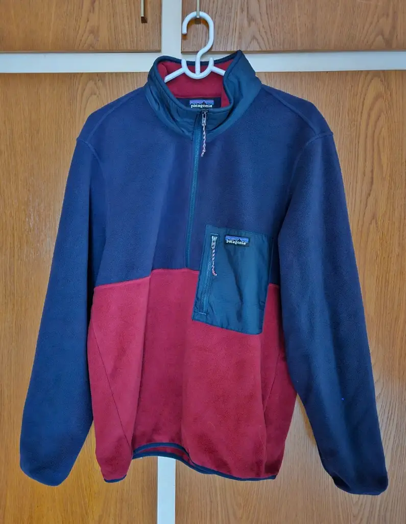 Patagonia half zip fleece str m